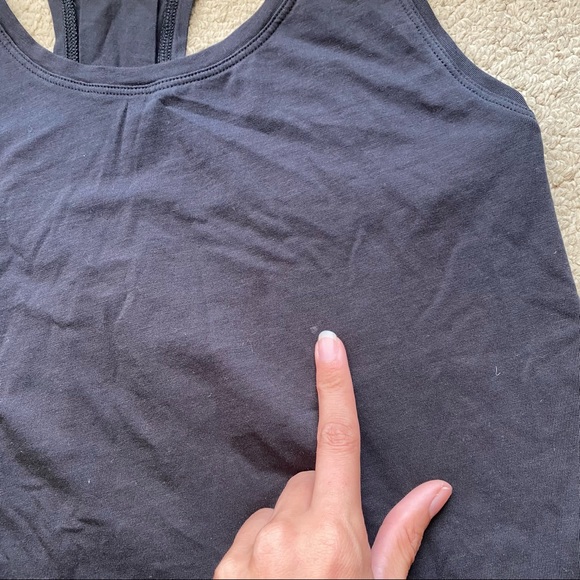 LULULEMON black pleated Love tank top 4 - Picture 6 of 11